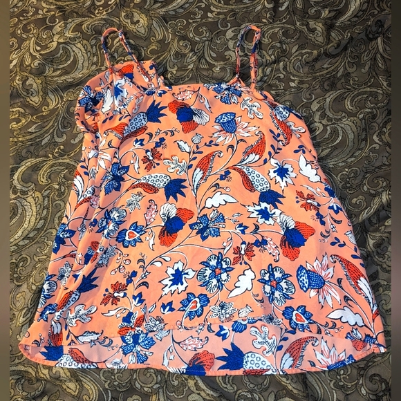 Floral Mini Strap Half dress - Picture 2 of 4